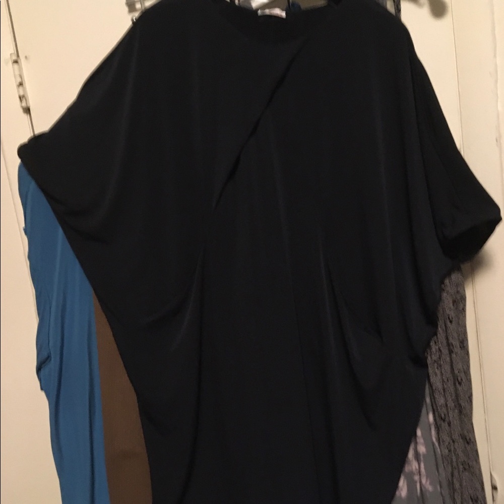 Dark navy elegant top/dress, made in France, size 5(F)
